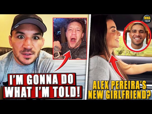 Michael Chandler's FIRST REACTION after Conor McGregor fight announcement! Pereira's new girlfriend?