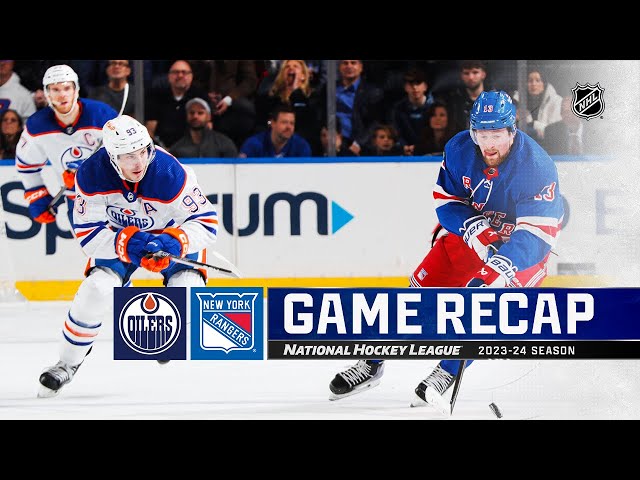 Oilers @ Rangers 12/22 | NHL Highlights 2023