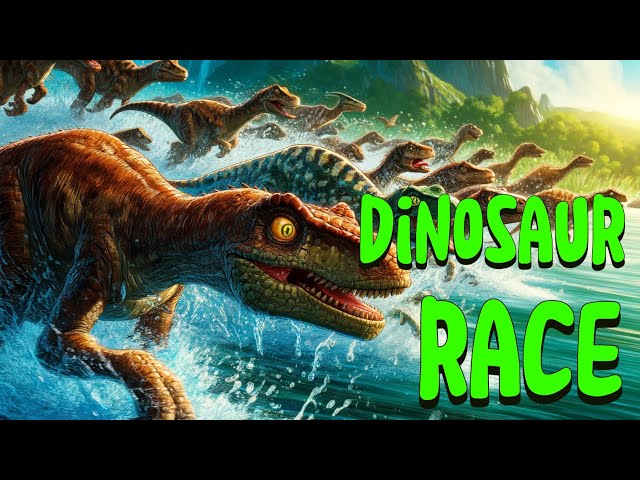 [Dinosaur land] Dinosaur Race | Kid's Dinosaur story | Children | Dinosaur Race