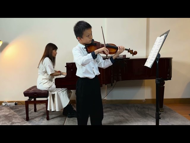 Sora Ikeda ABRSM 2024 Violin Grade 8 exam Merit, Irene Chan piano accompaniment