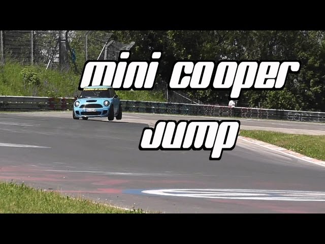 Mini Cooper Jump Schwalbenschwanz Nordschleife