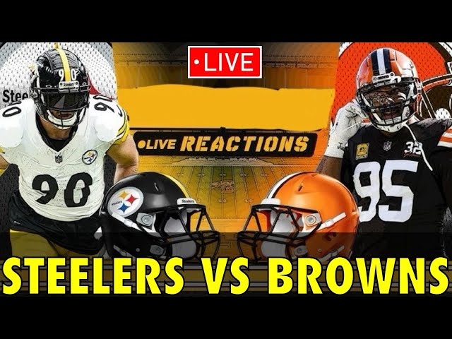 PITTSBURGH STEELERS VS CLEVELAND BROWNS LIVE STREAM NFL WEEK 12 REACTION WATCH PLAY BY PLAY 2024!