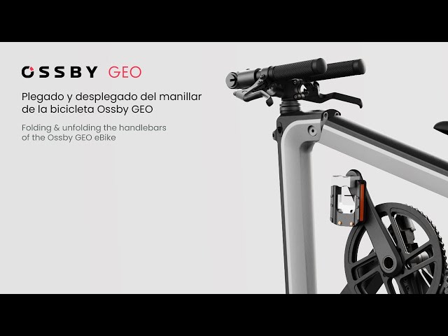 Cómo plegar el manillar de la Ossby GEO | How to fold & unfold the handlebars of the Ossby GEO eBike