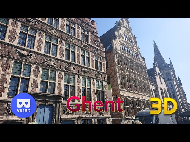 VR180 Visit of Ghent in Belgium (Short version)