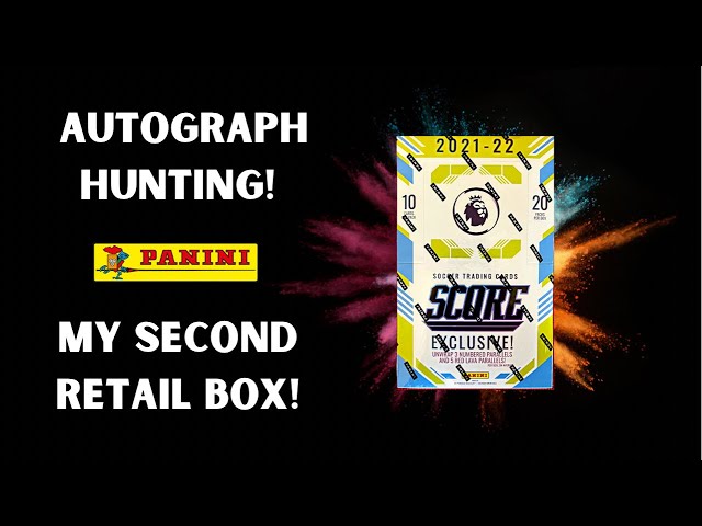 Panini Score Premier League 2021/22 box opening! Hunting for those autographs!