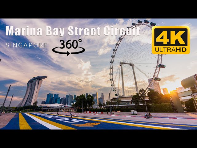 Insta360 travel video | Marina Bay Street Circuit F1 | Singapore F1 night race 新加坡滨海湾街道赛道