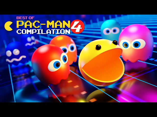 Pacman Animations Compilation 4 | #Pac-Man #3danimation #blender