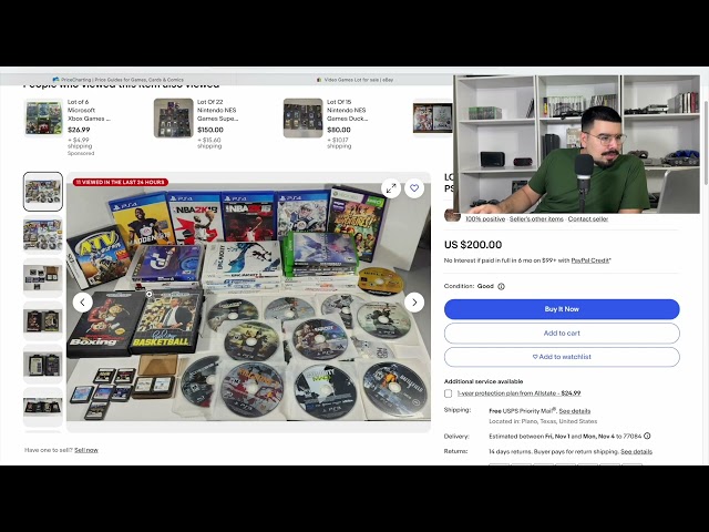 Let's Do Some Ebay & Mercari Game Hunting At 2AM!