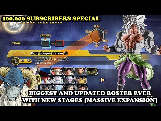 Dragon Ball Xenoverse 2 BIGGEST ROSTER EVER (ALL CHARACTERS) [DB, DBZ, DBGT, Super, AF] XV 2 Mods