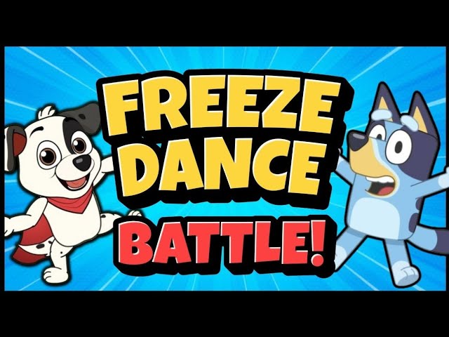 Zippy vs Bluey Freeze Dance | Brain Break | Just Dance | Brain Breaks for Kids | Danny Go Noodle