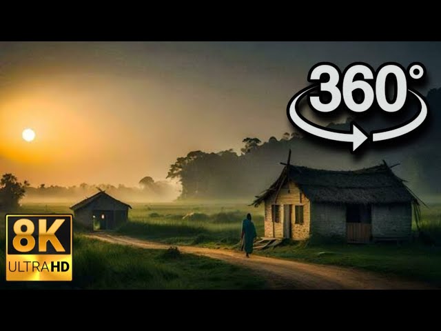 POV : You live in an Indian🇮🇳Village 360º 8K Ultra HD