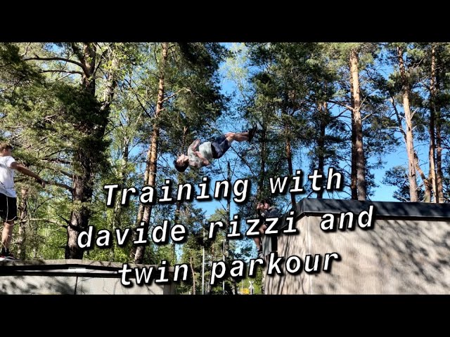 Elis Torhall - Training with Davide Rizzi and twin parkour pt 2