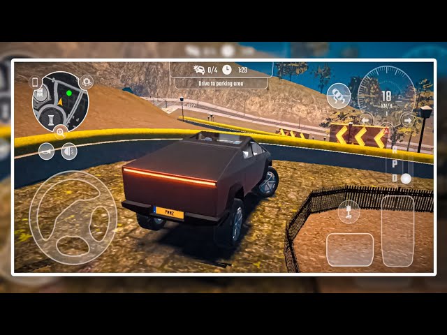 Tesla CyberTryck Driving Simulator | Parking Master Multiplayer 2 | Girish plays