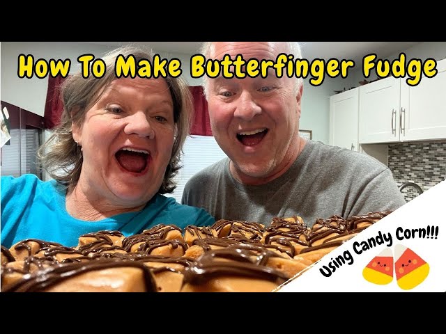 Easy Butterfinger Fudge / Easy Fudge Recipe