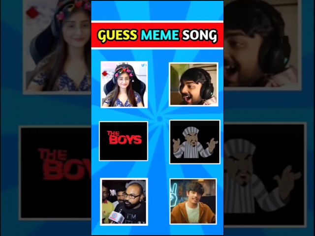 GUESS THE MEME SONG #viralvideo #guessmemesong #trendingshorts #guessmemesong