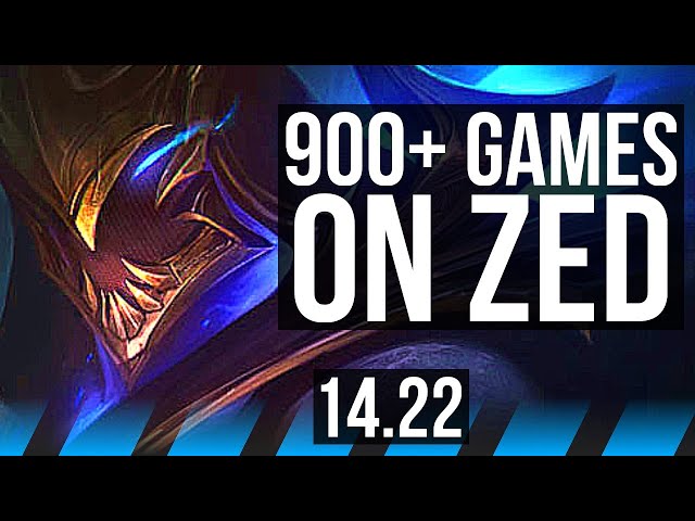 ZED vs YONE (MID) | 900+ games, 9/3/9, Dominating | NA Grandmaster | 14.22