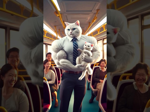 Cute Cat Father's Fight 🥹~ ​#Catsoftiktok #CatLovers #cat #cute #FunnyCats #catcartoon #fyp