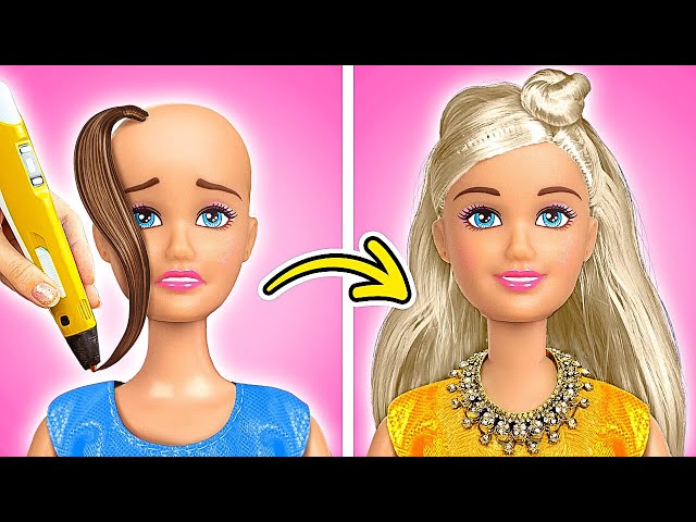 BROKE BARBIE ADOPTED BY RICH FAMILY 💰👑 ULTRA HACKS AND GADGETS FOR BARBIE