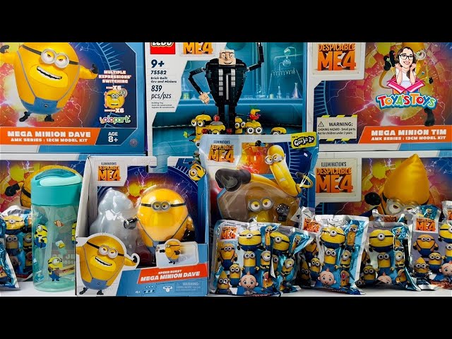 Unboxing and Review of Despicable Me 4 Toys Collection