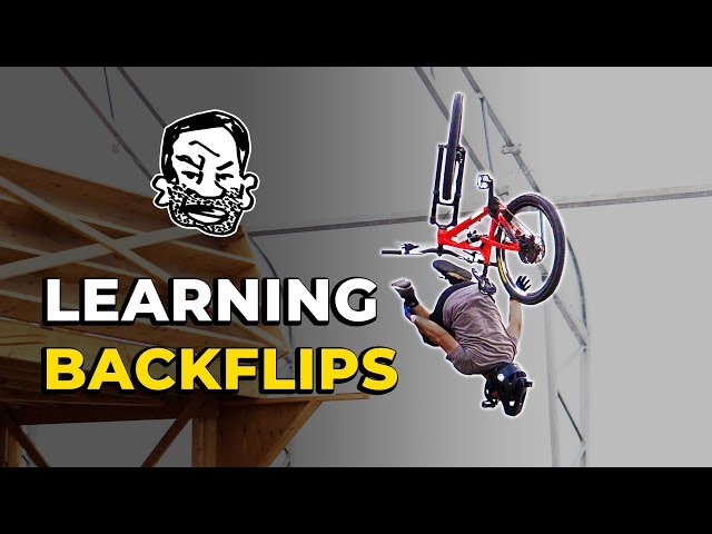 Learning to backflip my MTB