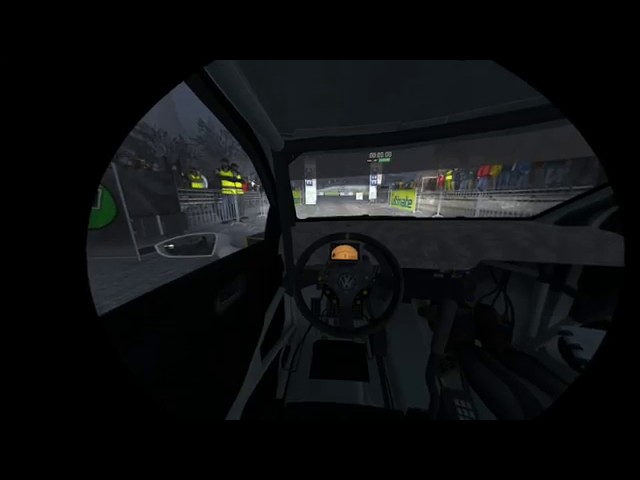 Example VR Stereoscopic recording (recorded "in VR") of Dirt Rally 1 gameplay