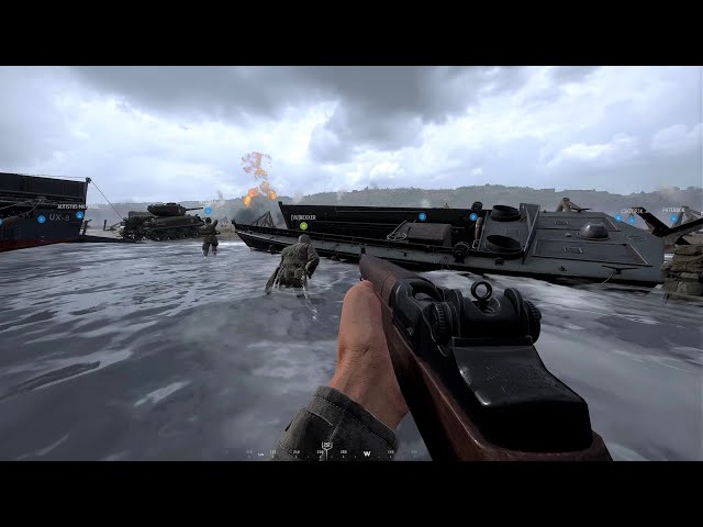 Hell Let Loose: OMAHA BEACH Gameplay  [1440p 60FPS]