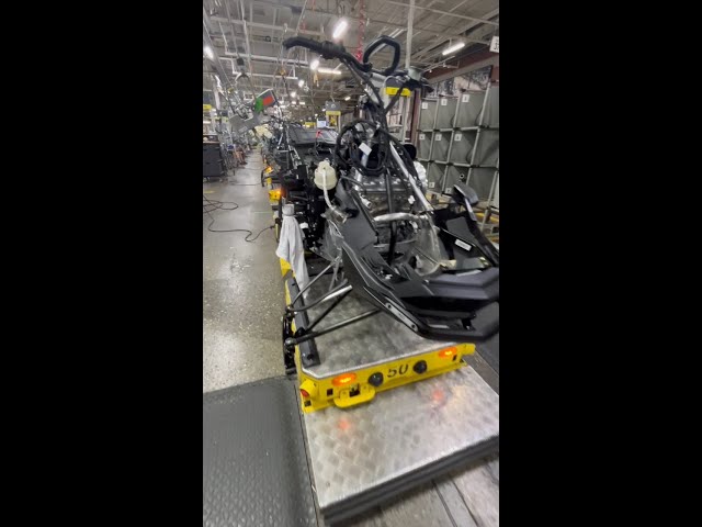 Inside the Ski-Doo Snowmobile factory