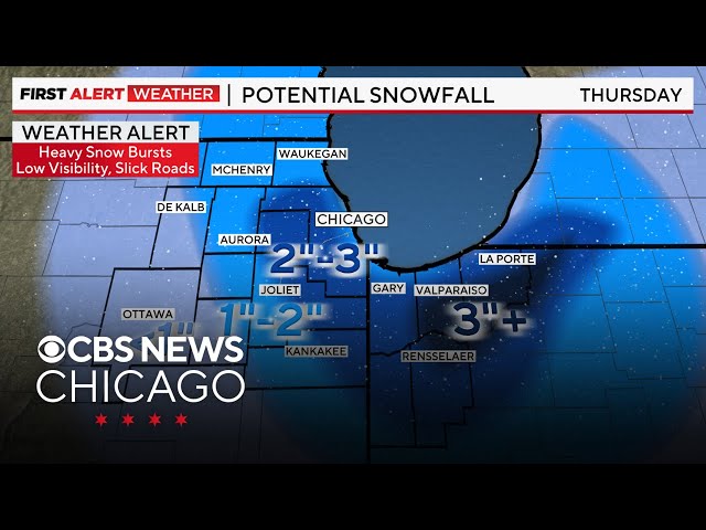 Winter weather advisory ahead for Chicago area with first snow of the season | Full Newscasts