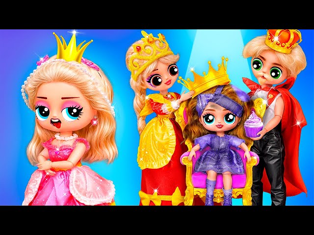 I Was Adopted By Royal Family! New Life of Broke Girl in Giga Royal Family! 32 DIYs for LOL