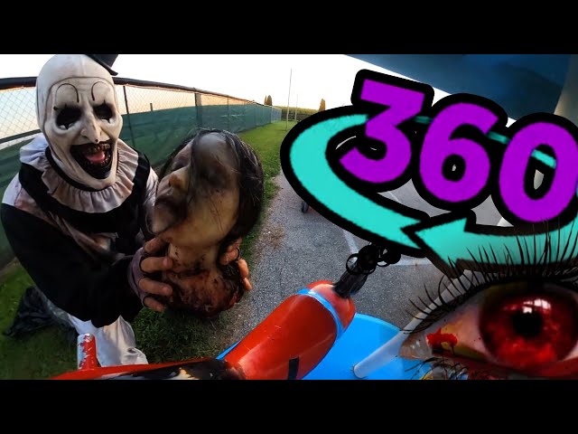 Art The Clown On A Carousel 🎠  360 video