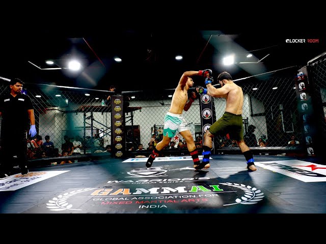 Adnan Khan vs Ashkan Ahmed | Amateur MMA Fight | Warrior's Dream Series 5 |  GAMMA India