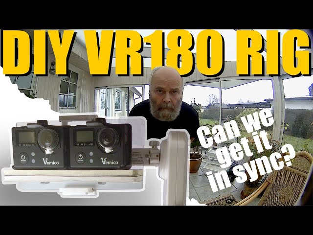 DIY VR180 Rig: Sync two cameras with one remote control..does it keep the sync?