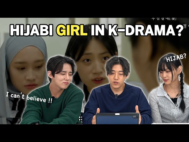 Koreans react to the K-drama featuring the first Hijabi woman!  | Girl in the Mirror @casually0413