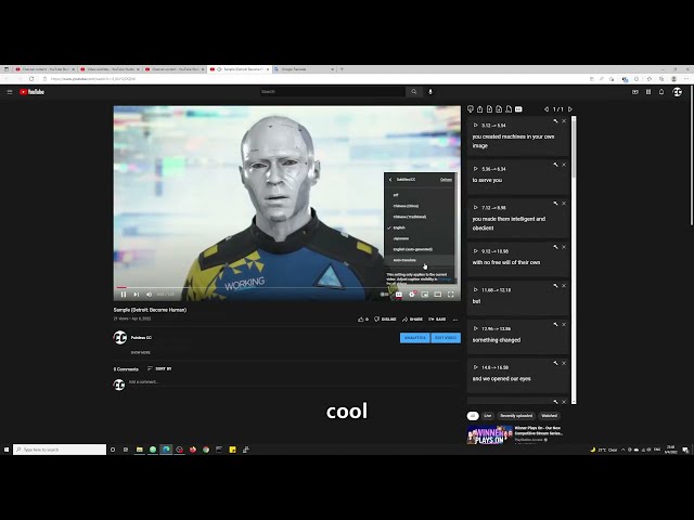 Add multiple subtitles to your Youtube video (Easy) - Painless CC v0.4