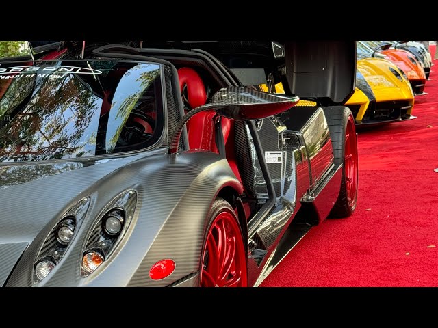 7th Miami Concours 2024 | Pagani Imola, Huayra Tempesta, Codalunga & Bugatti | Hypercar TAKEOVER!!