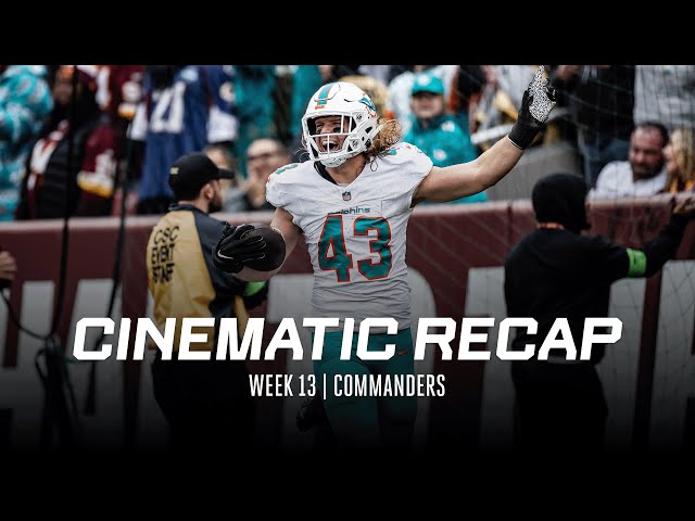 FULL CINEMATIC RECAP OF #MIAvsWAS | Miami Dolphins