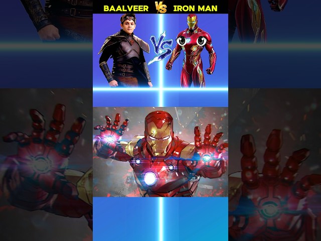 Baalveer vs iron man fact short #shorts #baalveer #ironman #facts #shortsfeed #trendingshorts