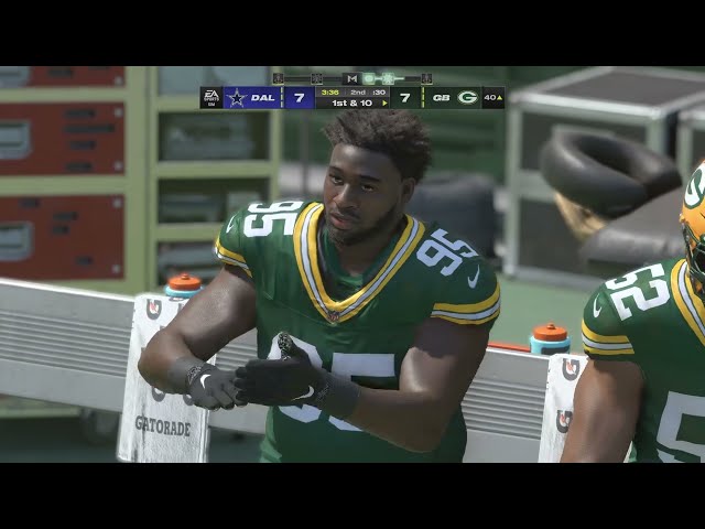 Madden NFL 24 Jordan Love Debut! Cowboys vs Packers PS5 [4k]