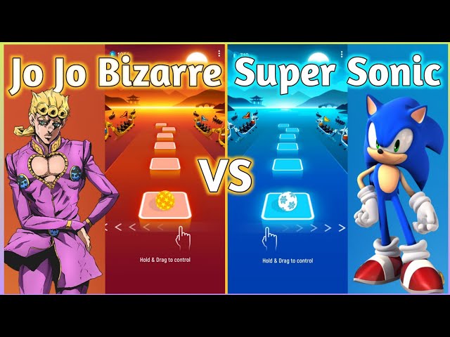 Tiles Hop - Jo Jo Bizarre Adventure Giorno VS Sonic The Hedgehog (PedroDjdaddy) V Gamer