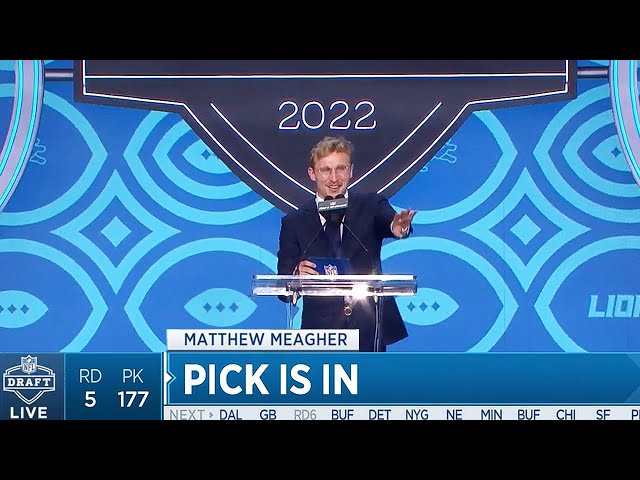 I Announced a PICK at the 2022 NFL Draft..!