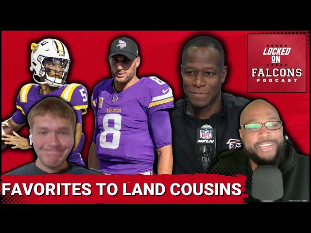 Kirk Cousins is the favorite to be the Atlanta Falcons next quarterback