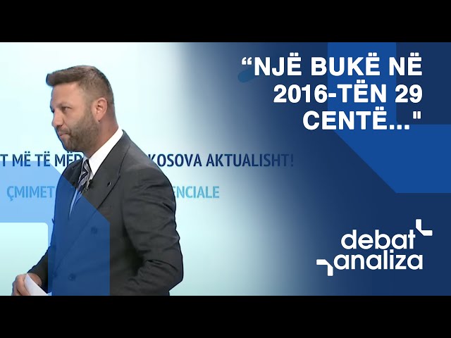 “Një bukë në 2016-tën 29 centë..."-Panduri prezanton “fluturimin” e çmimeve të bukës,qumshtit, vezës