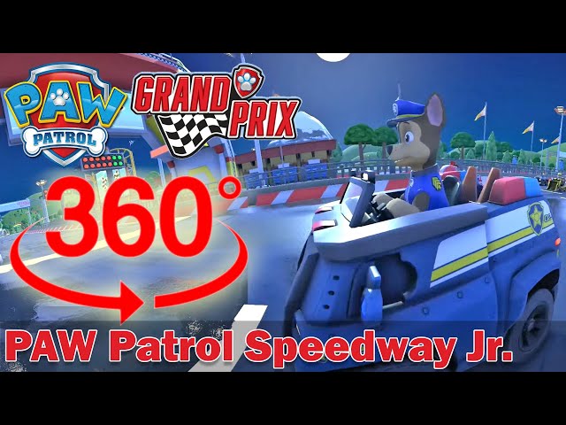 360° VR, PAW Patrol Speedway Jr. - Adventure Bay, Chase, PAW Patrol Grand Prix, Walkthrough, 4K