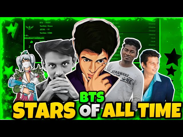 BTS STARS OF ALL TIME #bgmi  #bgmilive  #madanop  #madan  #bts