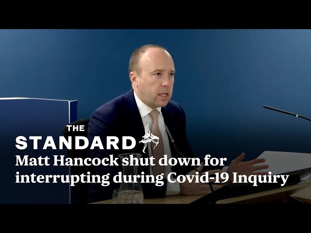 'Let me finish please' Matt Hancock shut down by KC for interrupting during Covid-19 Inquiry