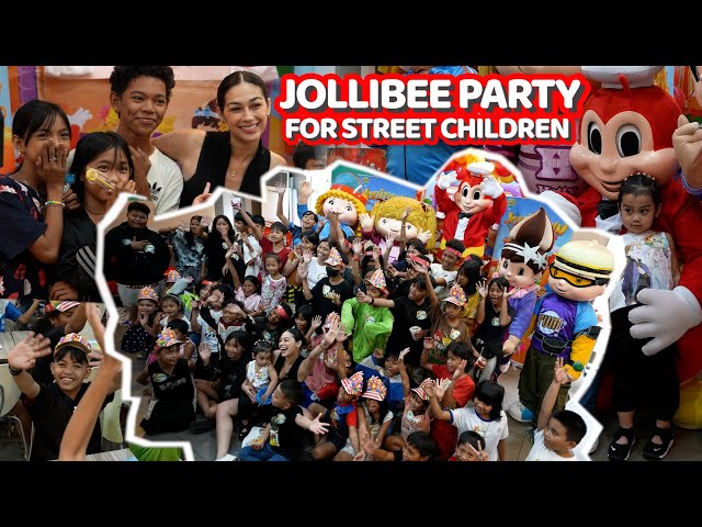 JOLLIBEE PARTY FOR STREET CHILDREN | ZEINAB HARAKE