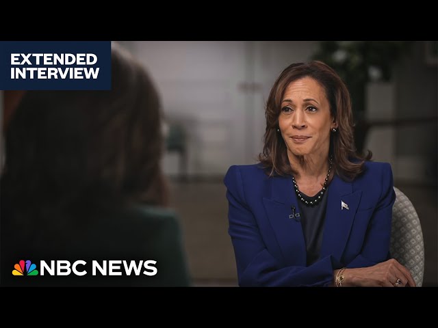 Kamala Harris full interview: ‘Absolutely’ the country is ready for a woman to be president