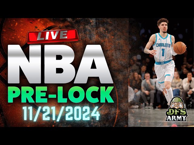 NBA Pre-Lock Show: Top DFS Picks and Strategy for DraftKings and FanDuel