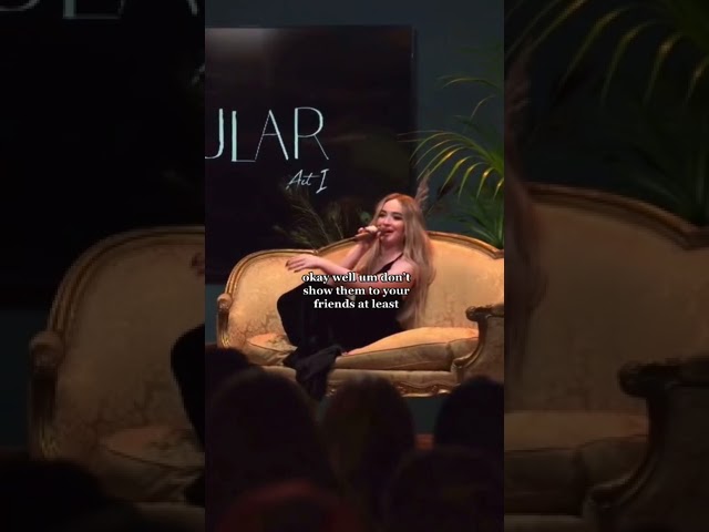 Sabrina Carpenter Being Embarrassed By Her Old Covers tiktok celebsmedia