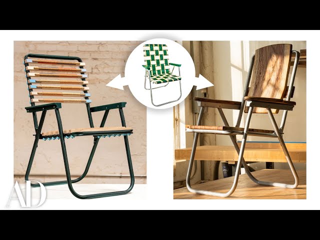 2 Designers Transform The Same Walmart Lawn Chair | Custom Crafted | Architectural Digest